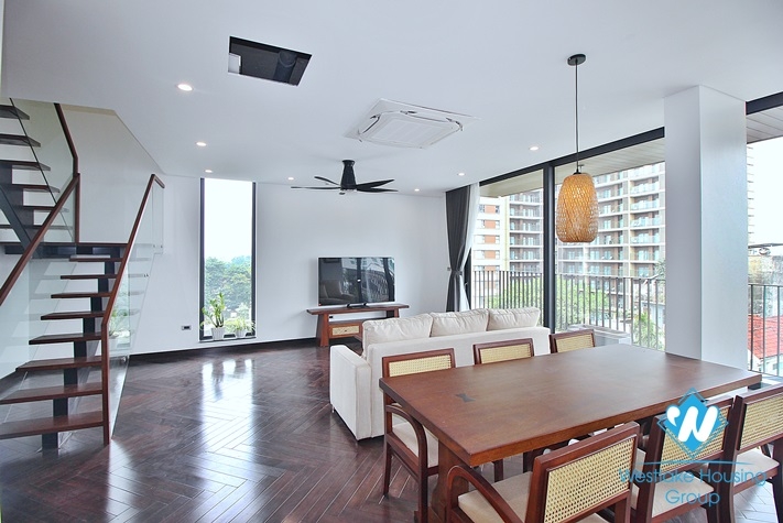 A brand new duplex 3 bedroom apartment in Dang thai mai, Tay ho